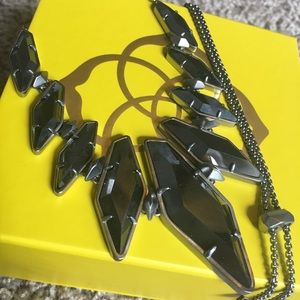 Kendra Scott Gun Metal with Hematite Berniece